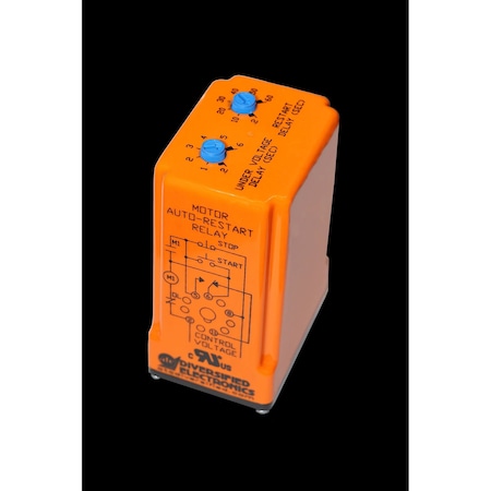 Atc Diversified Electronics Motor AutoRestart Relay 8 pin MAR-120-AAAD